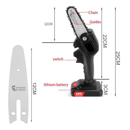 Mini Motosierra De Mano Portátil 24v